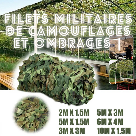 Filets Militaires de Camouflages et Ombrages | CAMO MILITAIRE™